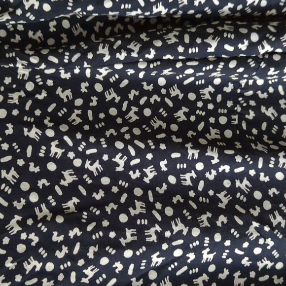 VTG puff-sleeve, drop-waist maxi-dress. Amazing print and fit! - Picture 3 of 4